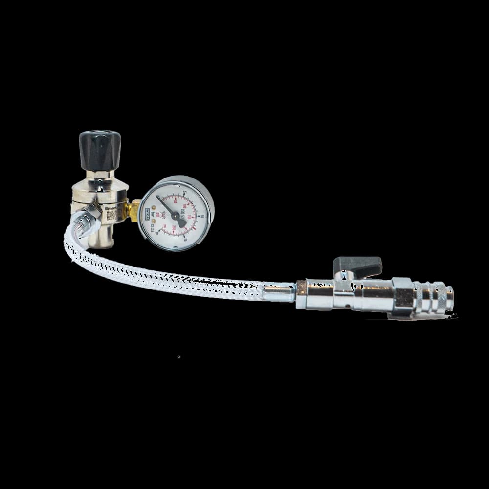 Pressure regulator for N2O cylinders